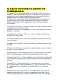 TELUS RATER STUDY GUIDE 2026 QUESTIONS AND ANSWERS GRADED 