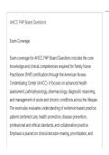 ANCC FNP Board Questions ACTUAL EXAM LATEST UPDATE THIS YEAR QUESTIONS AN DETAILED ANSWERS&lowbar;compressed