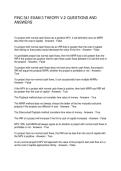 FINC 341 EXAM 3 THEORY V&period;2 QUESTIONS AND ANSWERS