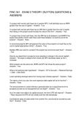FINC 341 - EXAM 3 THEORY &lpar;GUYTON&rpar; QUESTIONS & ANSWERS