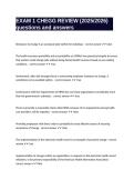 EXAM 1 CHEGG REVIEW &lpar;2025&sol;2026&rpar; questions and answers