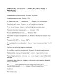 TAMU FINC 341 EXAM 1 GUYTON QUESTIONS & ANSWERS