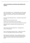 NURS 1160 MIDTERM &num;1 QUESTIONS AND ANSWERS 100&percnt; CORRECT&period;