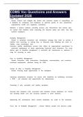 CDMS Voc Questioins and Answers Updated 2026