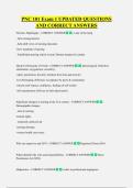 PNC 101 Exam 1 UPDATED QUESTIONS  AND CORRECT ANSWERS