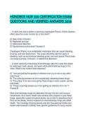 HONDROS NUR 200 CERTIFICATION EXAM QUESTIONS AND VERIFIED ANSWERS 2026