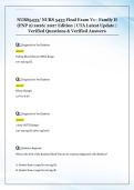 NURS5433&sol; NURS 5433 Final Exam V1&ndash; Family II  &lpar;FNP 2&rpar; 2026&sol; 2027 Edition &vert; UTA Latest Update &vert;  Verified Questions & Verified Answers 