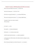 PCB 3233 - Final Exam &vert; UPDATED Questions with 100&percnt; Correct Answers