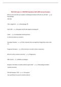 PCB 3233 Exam 2 &vert; UPDATED Questions with 100&percnt; Correct Answers