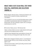 NR667 WEEK 8 EXIT EXAM FINAL TEST PAPER 2026 FULL QUESTIONS AND SOLUTIONS VERIFIED A&plus;