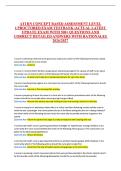 ATI RN CONCEPT BASED ASSESSMENT LEVEL 1 PROCTORED EXAM TESTBANK &sol;ACTUAL LATEST UPDATE EXAM WITH 500&plus; QUESTIONS AND CORRECT DETAILED ANSWERS WITH RATIONALES 2026&sol;2027