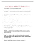 PE Praxis 5091 Review &vert; UPDATED Questions with 100&percnt; Correct Answers
