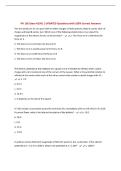 PH 102 Exam &num;1&sol;&num;2 &vert; UPDATED Questions with 100&percnt; Correct Answers