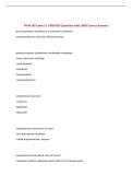PHM 350 Exam 3 &vert; UPDATED Questions with 100&percnt; Correct Answers