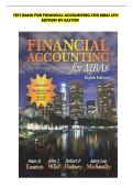 ORIGINAL Test Bank for Financial Accounting for MBAs 8th Edition &vert; 2026 VERSION &vert; ALL CHAPTERS&vert; 100&percnt; PASS