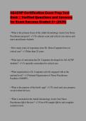 AGACNP Certification Exam Prep Test Bank &vert; Verified Questions and Answers for Exam Success Graded A&plus; &lpar;2026&rpar;