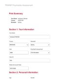 Maryville University NURS 664&colon;PMHNP Psychiatric Assessment 664 CS &num;1 2026 update