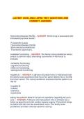  &lpar;LATEST 2026&rpar; ANCC APRN TEST QUESTIONS AND CORRECT ANSWERS