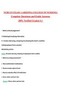 NURS 215 EXAM 1 &lpar;ARIZONA COLLEGE OF NURSING&rpar; 2026 PRACTICE QUESTIONS AND 100&percnt; VERIFIED ANSWERS LATEST VERSION &lpar;PASS GUARANTEE&rpar;
