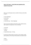 NURS 1130 EXAM 1 &vert; QUESTIONS AND ANSWERS WITH COMPLETE SOLUTION&period;