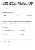 Mark 3000 UGA Chapter 10 &vert; Questions with 100&percnt; Correct Answers &vert; Verified &vert; Latest Update 2026