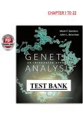 Genetic Analysis 2nd Edition Test Bank &ndash; Sanders