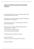 NURS 2535 MIDTERM QUESTIONS AND ANSWERS SCORED A&plus;&period;