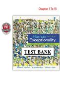 Human Exceptionality&colon; School&comma; Community&comma; and Family 12th Edition Test Bank &ndash; Hardman