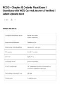 RCDD - Chapter 13 Outside Plant Exam &vert; Questions with 100&percnt; Correct Answers &vert; Verified &vert; Latest Update 2026