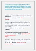 Asbestos Supervisor Initial Exam 2026 &vert;&vert; Most Recent Exam  2026-2027 Actual Complete Real Exam Questions And Correct   Answers &lpar;Verified  Answers&rpar; Already Graded  A&plus; &vert; Guaranteed  Success&excl;&excl; &vert; Newest Exam &vert;Just Released&excl;&excl; 