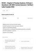 RCDD - Chapter 8&colon; Firestop Systems v15 Exam &vert; Questions with 100&percnt; Correct Answers &vert; Verified &vert; Latest Update 2026
