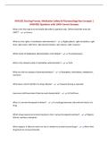 PHN 201 Nursing Process&comma; Medication Safety & Pharmacology Key Concepts &vert; UPDATED Questions with 100&percnt; Correct Answers