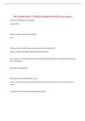 PHN 102-WVJC Exam 3 &vert; UPDATED Questions with 100&percnt; Correct Answers