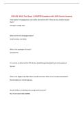 PHN 102- WVJC Final Exam &vert; UPDATED Questions with 100&percnt; Correct Answers