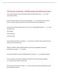 BUNDLE FOR PHN 102 EXAMS &vert; ALL Questions UPDATED with 100&percnt; Correct Answers &vert; Complete and Accurate
