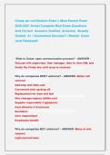 Cintas ssr certification Exam &vert;&vert; Most Recent Exam   2026-2027 Actual Complete Real Exam Questions             And Correct  Answers &lpar;Verified  Answers&rpar;  Already   Graded  A&plus; &vert; Guaranteed Success&excl;&excl; &vert; Newest  Exam   &vert;Just Released&excl;&excl; 