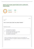 NURS 4516 EXAM QUESTIONS WITH COMPLETE SOLUTIONS&period;