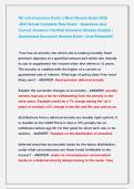 NC Life Insurance Exam &vert;&vert; Most Recent Exam 2026-2027Actual Complete Real Exam   Questions And  Correct Answers &lpar;Verified Answers&rpar; Already Graded &vert;  Guaranteed Success&excl;&excl; Newest Exam &vert; Just Released&excl;&excl; 