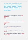NHA EXAM &vert;&vert; MOST RECENT EXAM 2026-2027  ACTUAL COMPLETE REAL EXAM QUESTIONS  AND CORRECT ANSWERS &lpar;VERIFIED  ANSWERS&rpar; ALREADY GRADED A&plus; &vert;  GUARANTEED SUCCESS&excl;&excl; NEWEST EXAM &vert;  JUST RELEASED&excl;&excl;