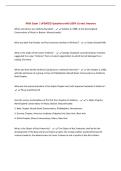 PMA Exam &vert; UPDATED Questions with 100&percnt; Correct Answers