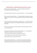 PMA National Exam &vert; UPDATED Questions with 100&percnt; Correct Answers