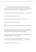 PMA Practice Test &vert; UPDATED Questions with 100&percnt; Correct Answers