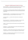 PMA Quarter 3 &vert; UPDATED Questions with 100&percnt; Correct Answers