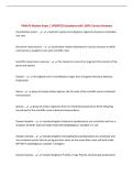 PMA &num;3 Review Exam &vert; UPDATED Questions with 100&percnt; Correct Answers