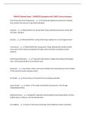PMA &num;2 Review Exam &vert; UPDATED Questions with 100&percnt; Correct Answers