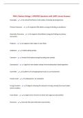 BUNDLE FOR PMA EXAMS &vert; ALL Questions UPDATED with 100&percnt; Correct Answers &vert; Complete and Accurate
