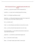 PMA 3 Comprehensive Science 2 &vert; UPDATED Questions with 100&percnt; Correct Answers