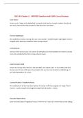 PNE 161 Chapter 1 &vert; UPDATED Questions with 100&percnt; Correct Answers