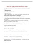 PNE 161 Exam &vert; UPDATED Questions with 100&percnt; Correct Answers