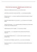 BUNDLE FOR PNE 161 EXAMS &vert; ALL Questions UPDATED with 100&percnt; Correct Answers &vert; Complete and Accurate